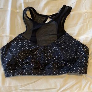 Lululemon high neck (mesh) sports bra